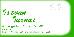 istvan turnai business card